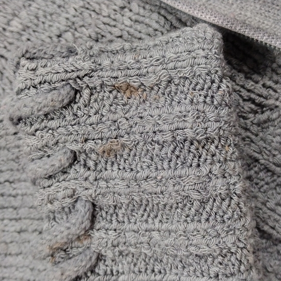 Bcbgmaxazria Gray Shawl Collar Long Sleeve Zipper Front Knit Cardigan Sweater - Picture 4 of 11